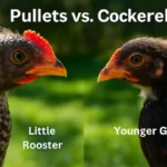 How to Tell a Rooster from a Hen - The Visual Guide 1 Pullets on right vs. Cockerels on left