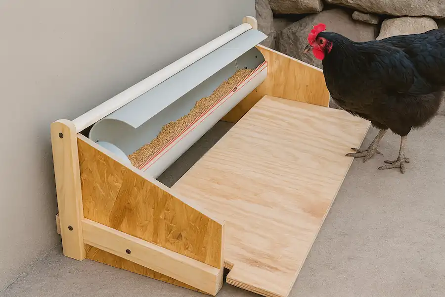 Automatic Chicken Feeders: Benefits, Types & Top Picks 5 Treadle chicken feeder